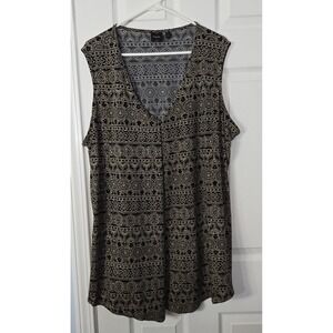 Rafaella Womans Sleeveless Blouse Plus Size 3X.